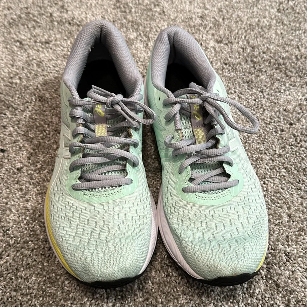 ASICS Women’s Athletic Shoes Mint Green Size 10 - Picture 5 of 7
